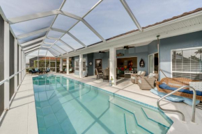 Steps to Canal Punta Gorda Home with Private Pool